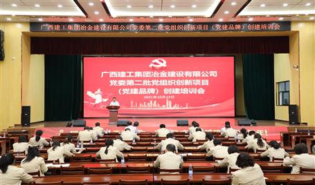 公司黨委召開第二批黨組織創(chuàng)新項目（黨建品牌）創(chuàng)建培訓會
