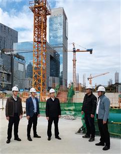賴海標(biāo)到桂南分公司承建項目調(diào)研指導(dǎo)工作